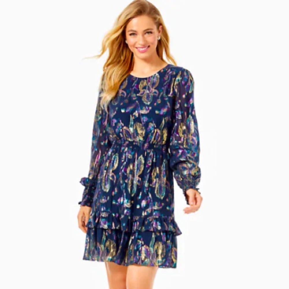 🦄Lilly Pulitzer Dotti Silk Dress